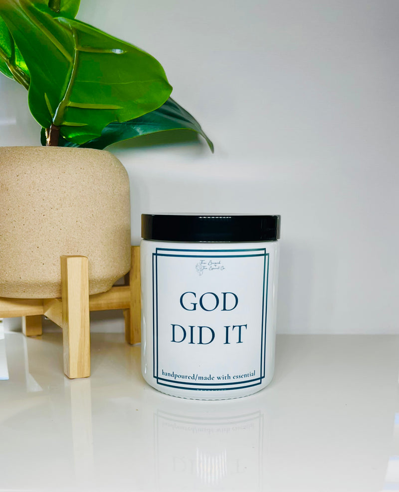 God did it
