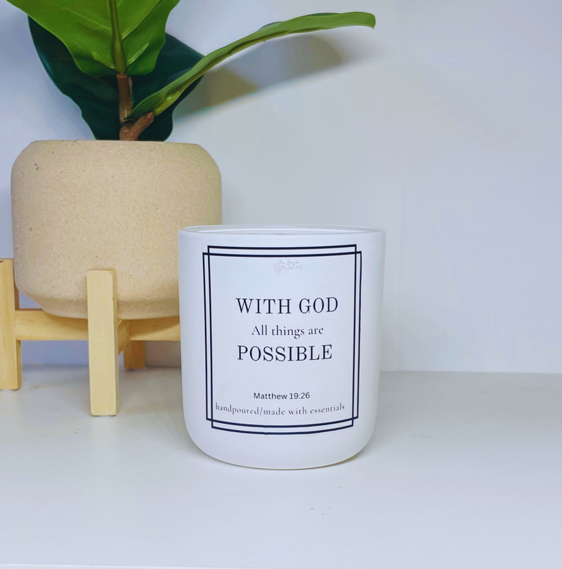 with God all things are possible