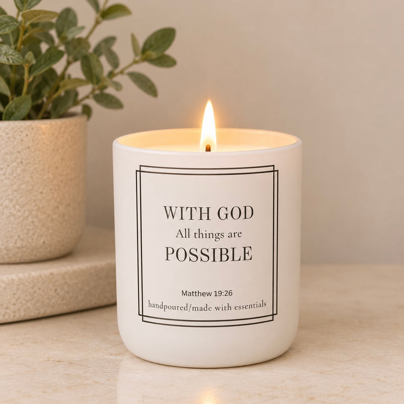 with God all things are possible